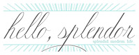 Hello, Splendor